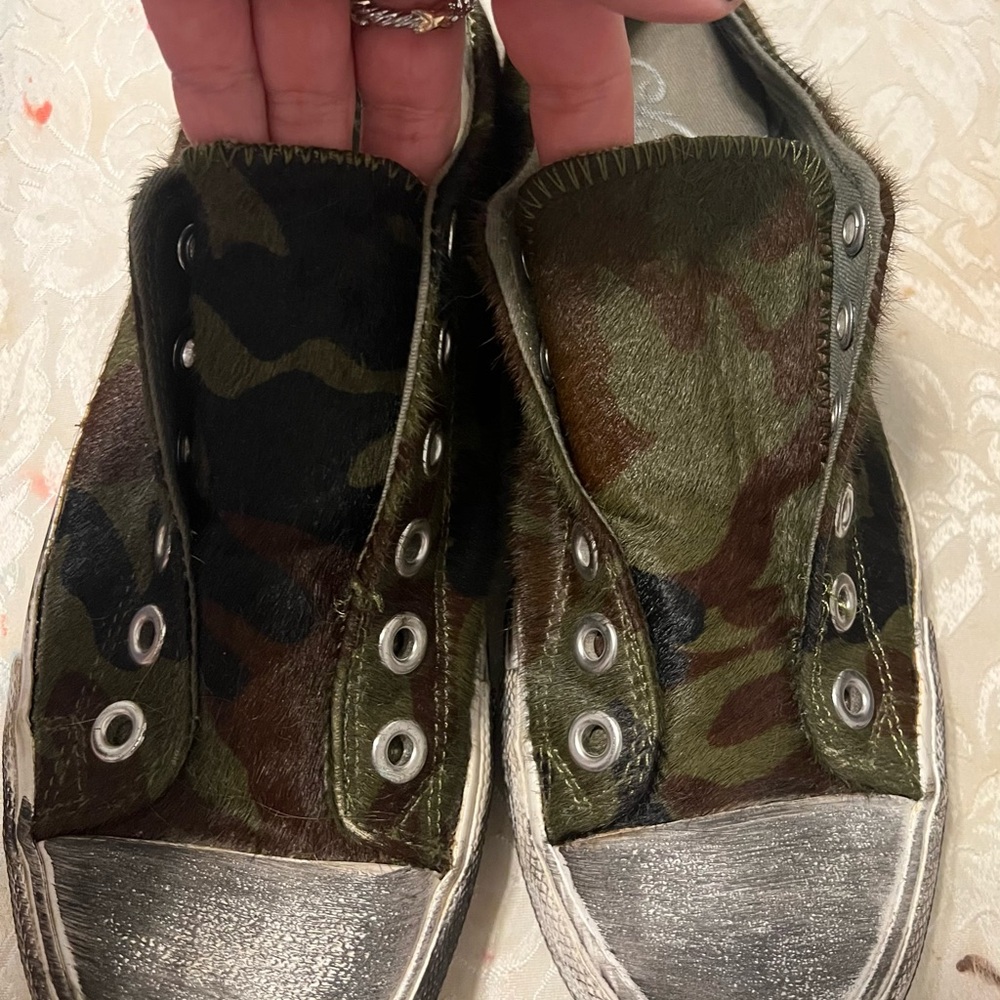 Naughty Monkey camo sneakers